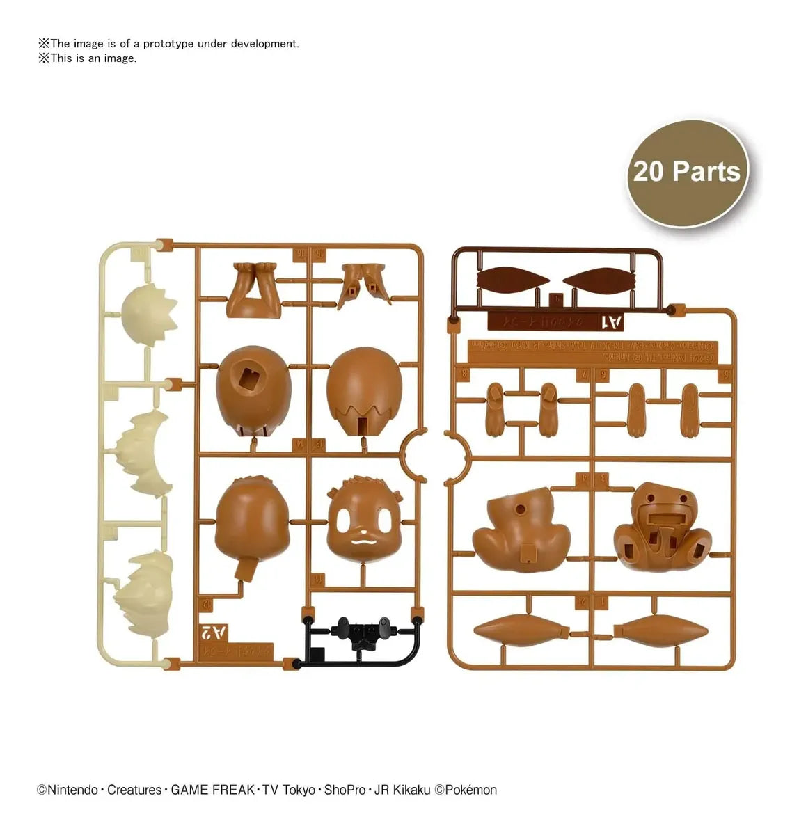 Bandai Hobby Pokemon Quick Eevee Model Kit 2541925