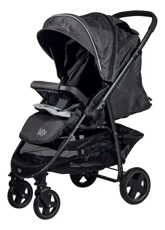 Baby One Roma Cochecito Travel System reversible handle gris BOTS-035