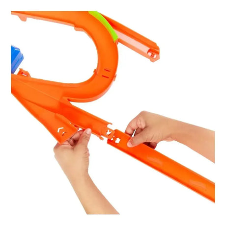 Hot Wheels Pista De Acrobacias Choque en el Aire JFD12