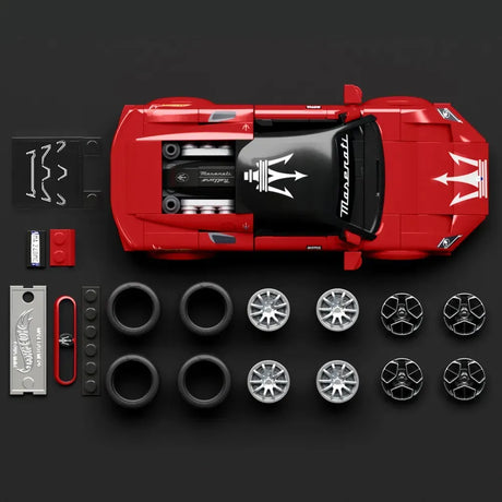 Hot Wheels Bloques de construccion Speed Maserati 250 Pcs JFR90