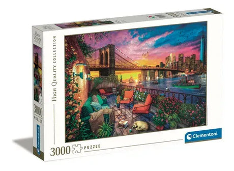 Puzzle Hqc Manhattan Balcony 3000 Pzas 33552 Clementoni