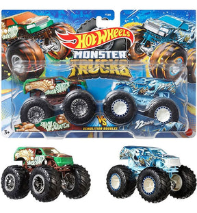Hot Wheels Monster Trucks Pack X 2 Vehículos Fyj64 Mattel