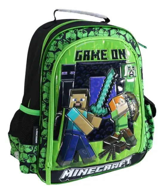 Cresko Mochila Espalda Minecraft 14P MI086
