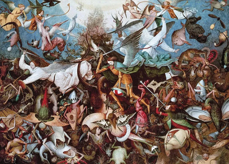 Clementoni Puzzle 1000pzs La caida de los angeles rebeldes, Brueghel 39662