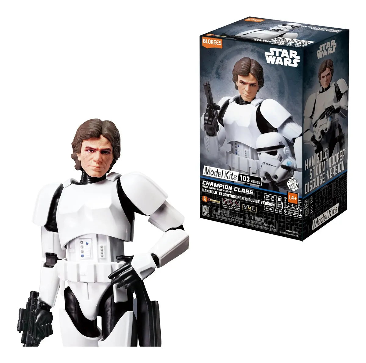 Blokees Star Wars Han Solo Stormtrooper Disguise Figura 14 cm 75803