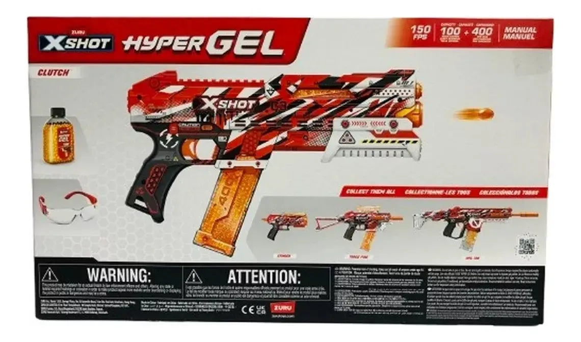 X-Shot Zuru Hyper Gel Clutch 5000 7605