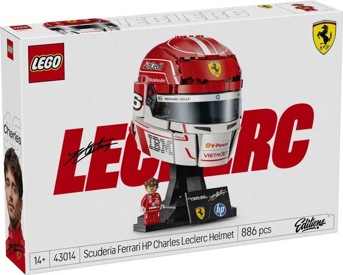 Lego Editions: Scuderia Ferrari Casco de Charles Leclerc 43014