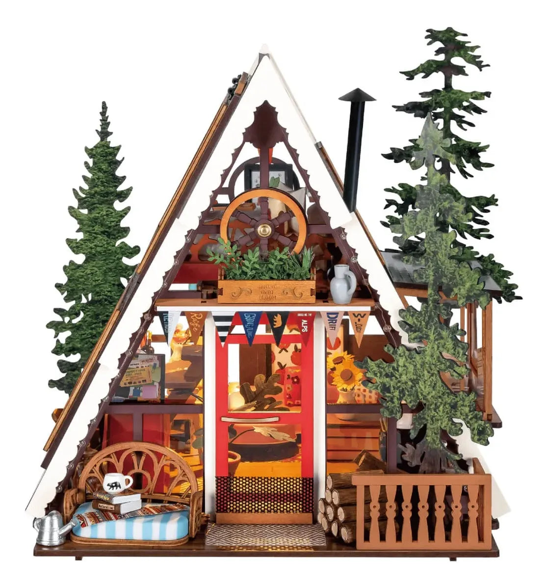 Robotime Rolife A-Frame Cabin DG181