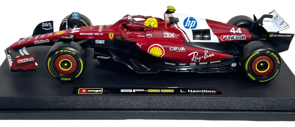 Bburago 1:18 Ferrari 2025 Season Car #44 Hamilton 18-16816