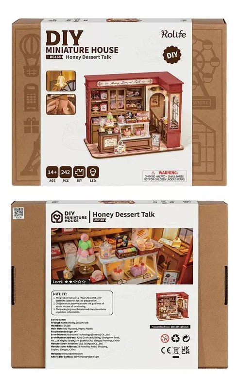 Robotime Puzzle 3d Tienda De Postres Dg168 Rolife