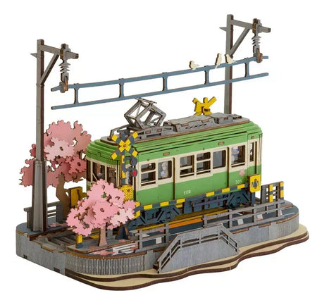Robotime Puzzle 3d Tranvia Viaje De Sakura Tgs02 Rolife