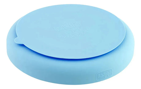 Chicco Plato Silicona C/Divisiones Celeste 12m 1021620