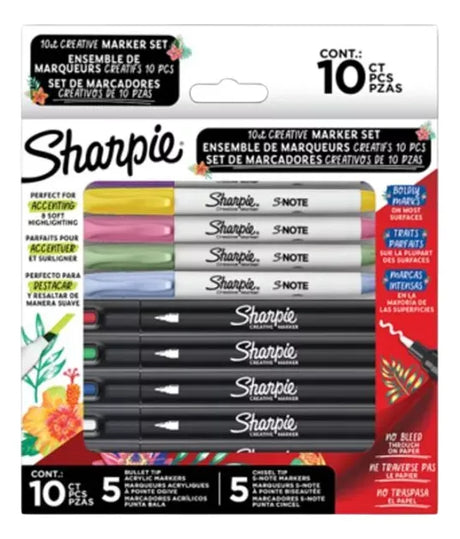 Sharpie Set de marcadores creativos en caja de diez unidades 2205174