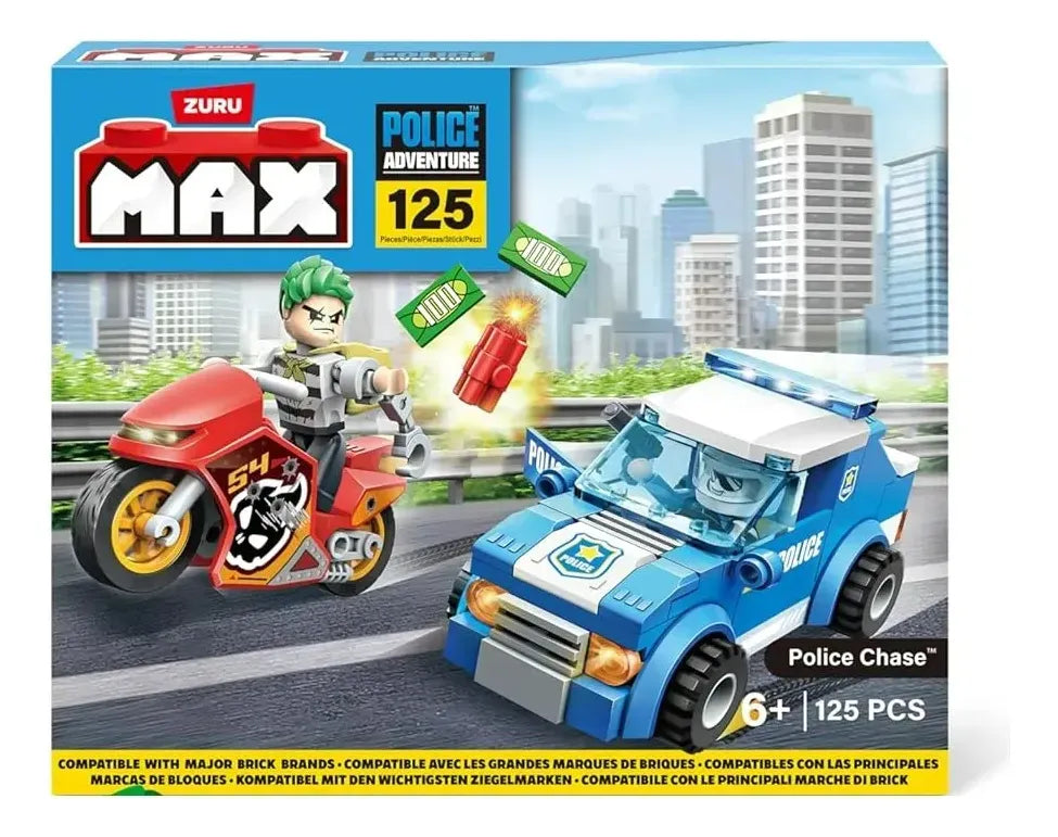 Zuru Max City Box Playset Police Chase 125pzs 83164 7456