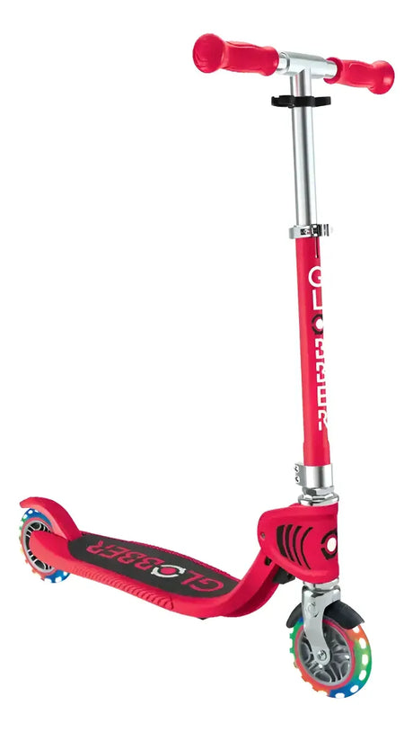 Globber Monopatin Flow Foldable Junior Lights Red 870-102
