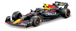 Bburago 1:24 Oracle Red Bull Racing RB19 w/helmet, VERSTAPPEN 18-28030