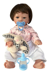 Muñeca Newborn 45 cm con Cabello y Accesorios S55948