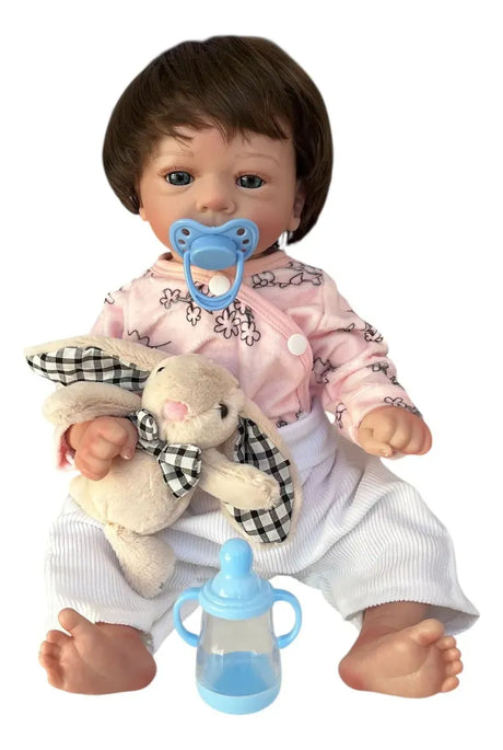 Muñeca Newborn 45 cm con Cabello y Accesorios S55948