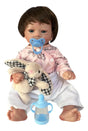 Muñeca Newborn 45 cm con Cabello y Accesorios S55948