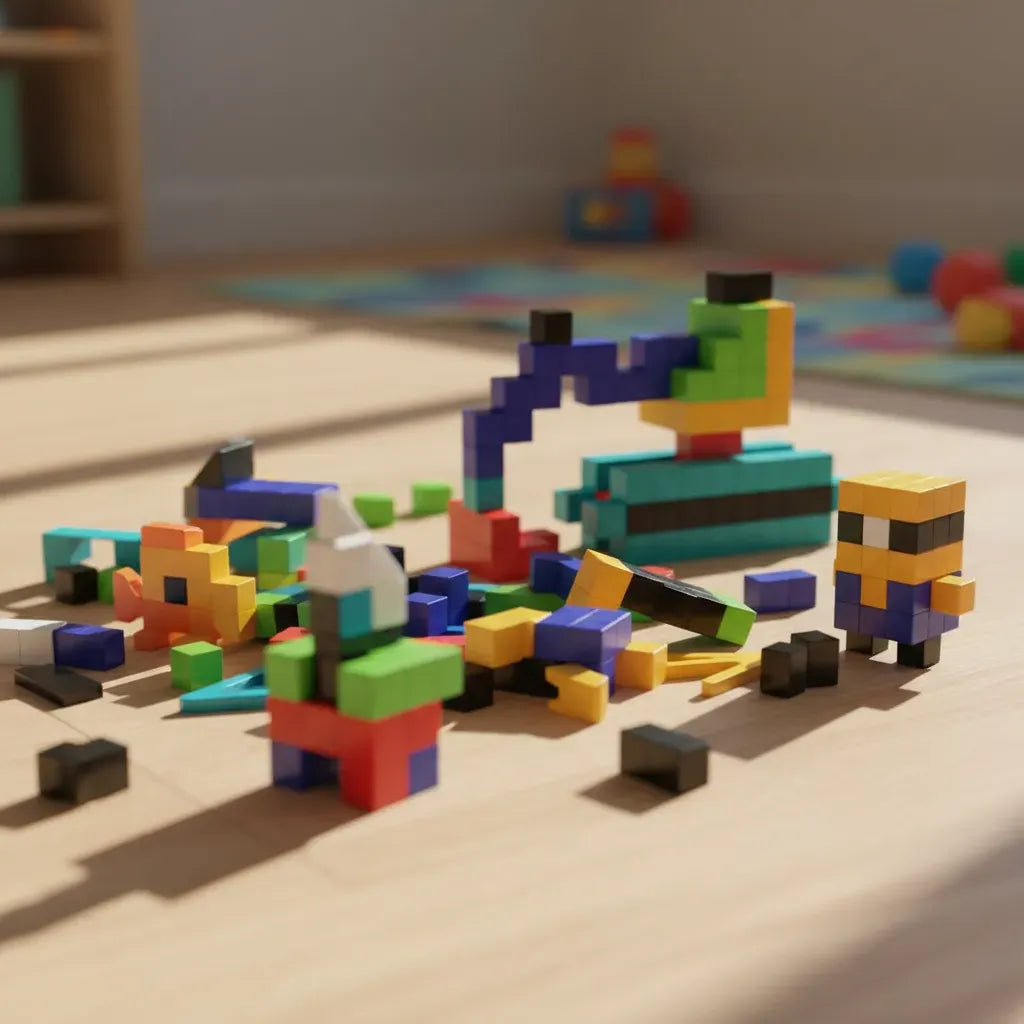 Bloques Cubos Stem Magnéticos Magnetic Blocks Shine 2886644