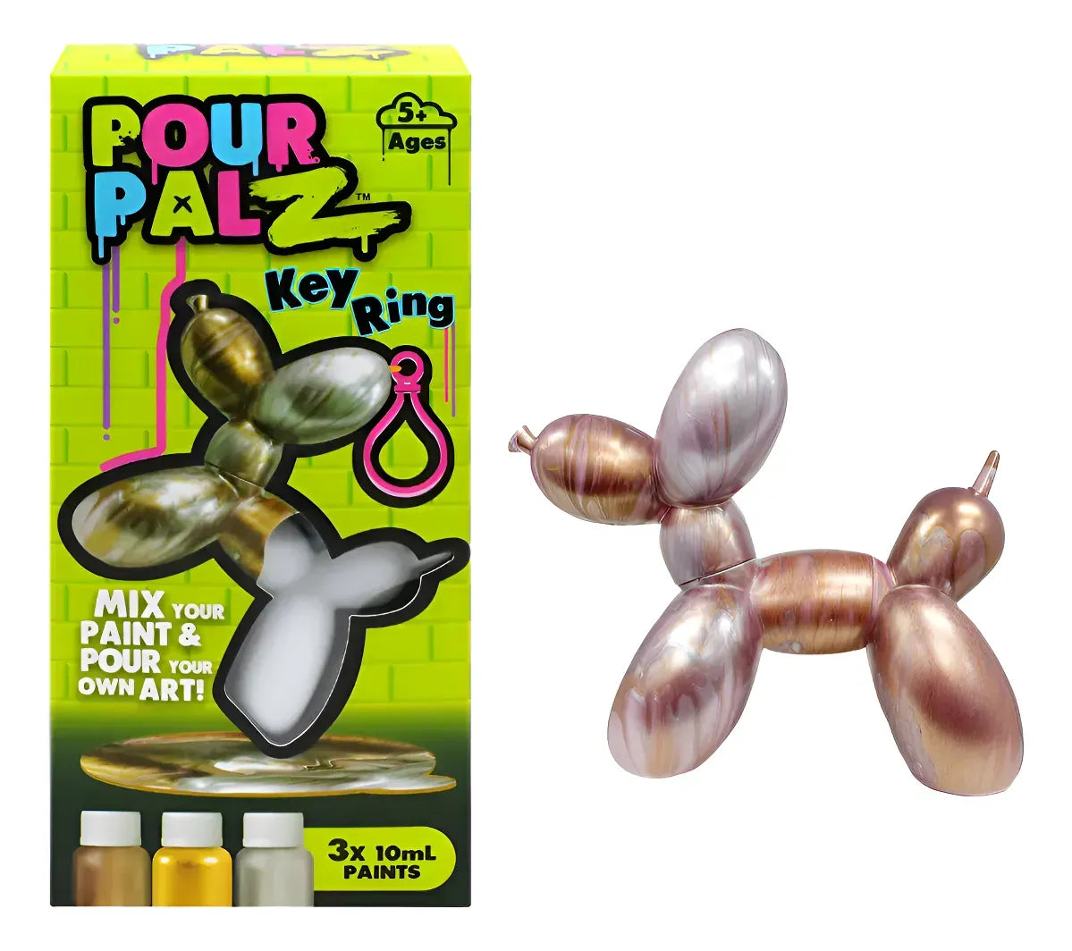 Mini Perro 8cm Clip On Para Pintar TMR006