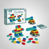 Bloques Softs De Goma Blanda 60 pcs Azul 3104399