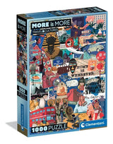 Puzzle More Is More - Travel& Cultures 1000 Pzas 37072 Clementoni