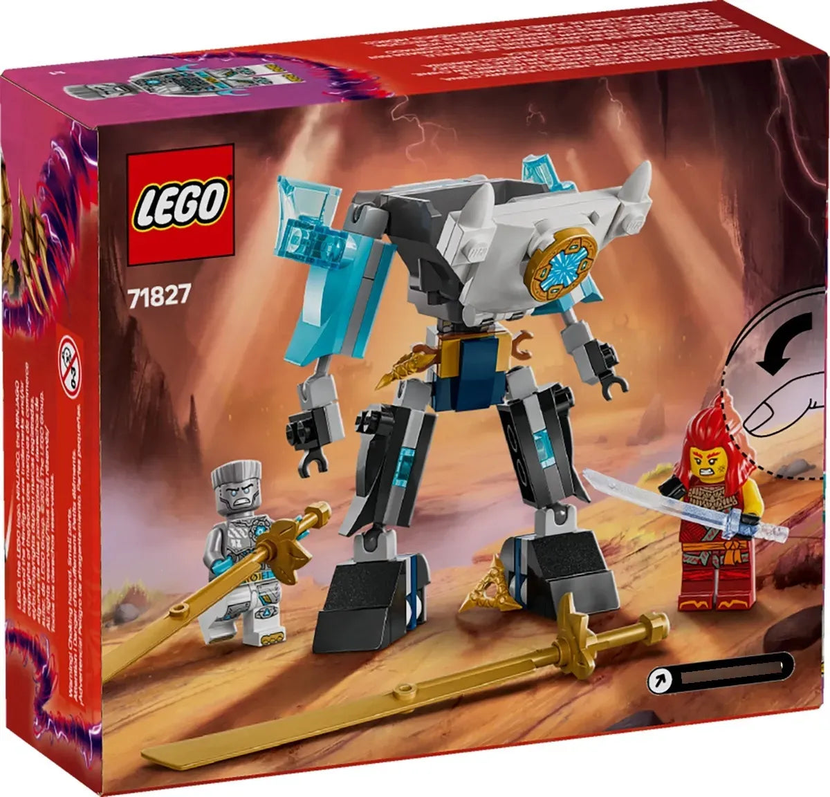 LEGO Ninjago Armadura Robotica de Combate de Zane 71827