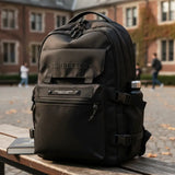 Mochila Escolar Gris Negro KL1166