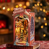Robotime Rolife Puzzle 3d Christmas Street Book Nook Tgc06
