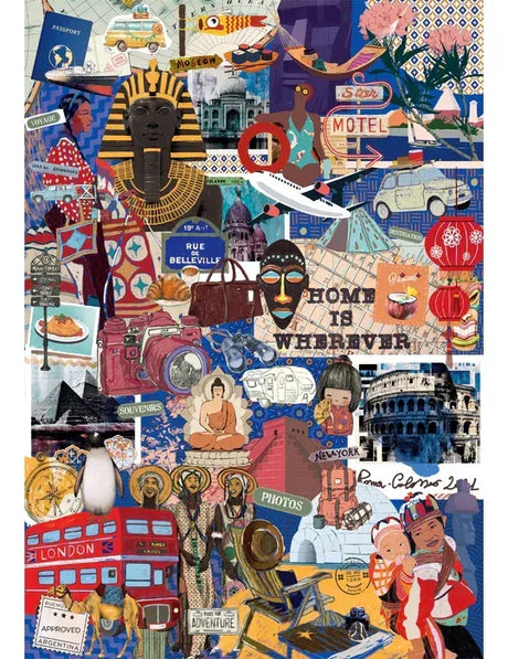 Puzzle More Is More - Travel& Cultures 1000 Pzas 37072 Clementoni