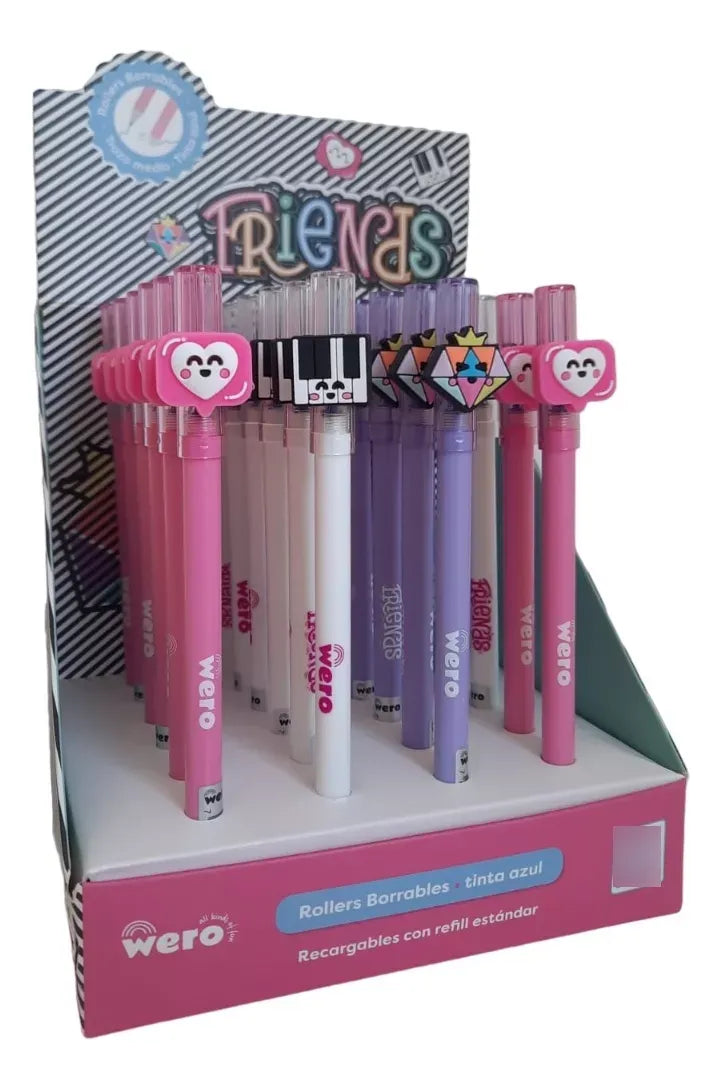 Boligrafo Roller Borrable Friends Wero We3048