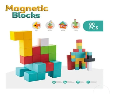 Bloques Cubos Stem Magnéticos Magnetic Blocks Shine 2886643