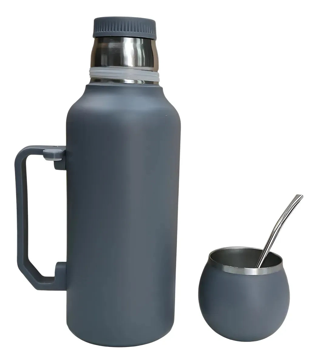 Termo con pico matero 1,3L Tapa doble pared + Bombilla 16110/635