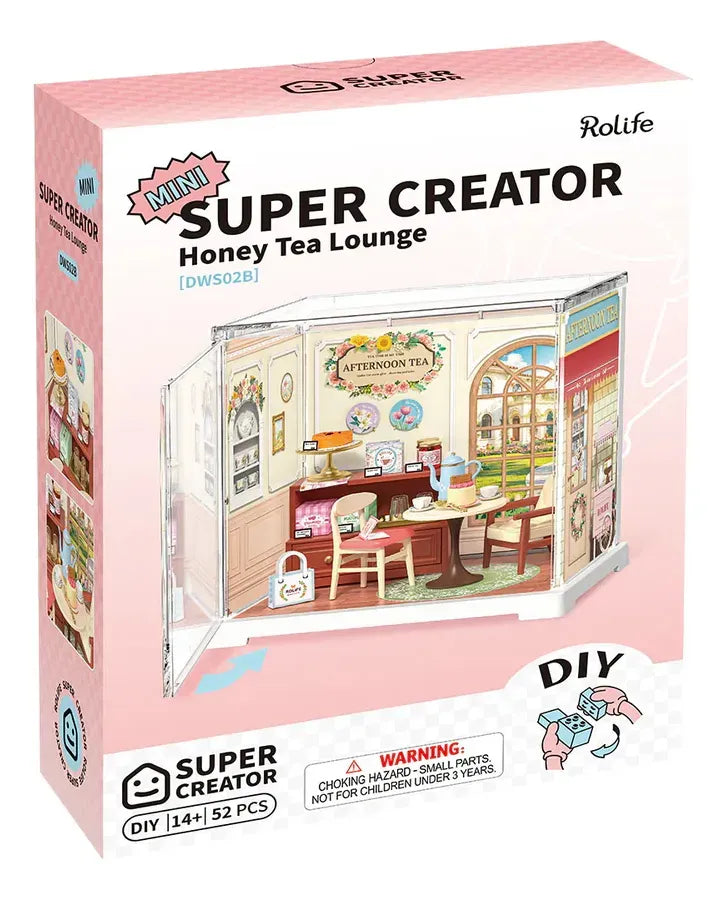 Robotime Rolife Puzzle 3d Salón De Te Serie De Tienda Dws02b