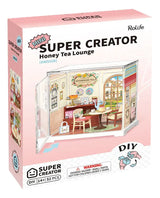 Robotime Rolife Puzzle 3d Salón De Te Serie De Tienda Dws02b