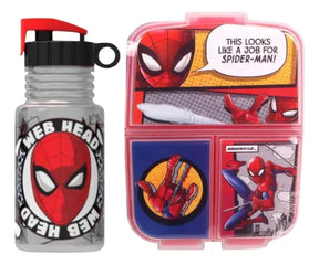 Set Hermetico Botella 360ml Sport Spiderman 01SPIDER084