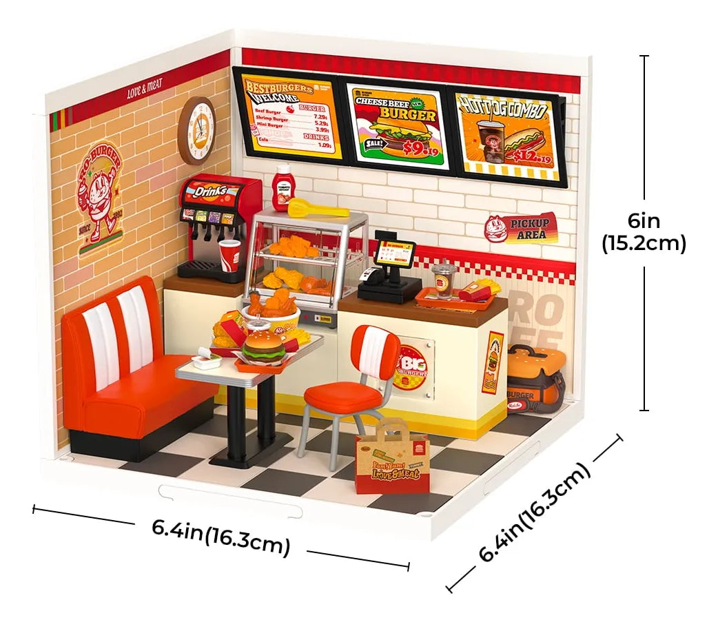 Robotime Puzzle 3d Yum Yum Burgers Rolife Dw010