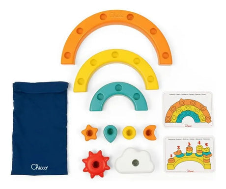 Chicco Toy Juego 2 en 1 Rainbow Pin 12198