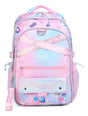 Chimola Mochila de espalda de 18" Diagonales Pop Pink TR117