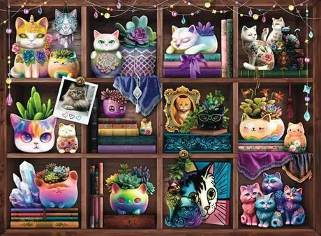 Ravensburger Puzzle 500 Pzs Cubby Cats Succulents 12000874