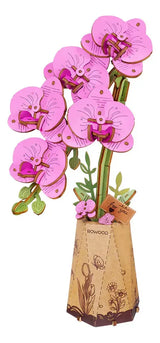 Robotime Rowood Puzzle 3d Flor De Orquídea Tw091