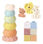 Baby Favorite Set educacional Animales, torres y cubos apilables ZY1650560