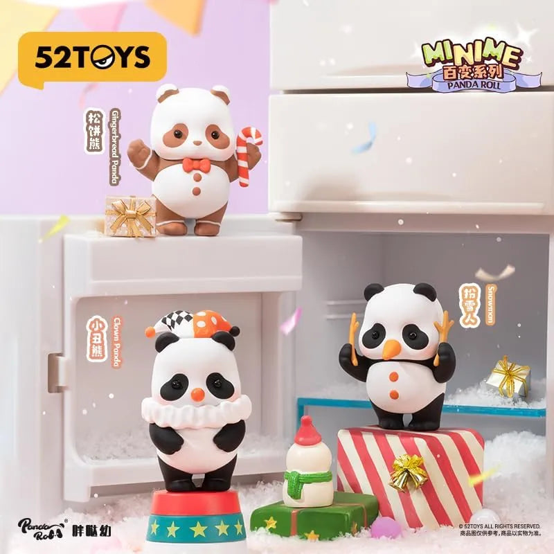 52toys Panda Roll Minime Dress-up Figura Blind Box S78868