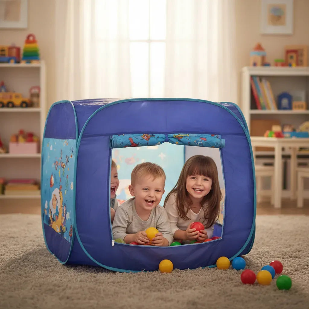 Carpa De Juegos Infantil Pelotero + 6 Pelotas 3104769 Shine Azul