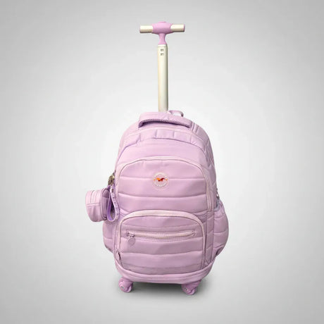 Mochila Carrito Escolar 18 Pulgadas Sl2501l Kinderland Lila