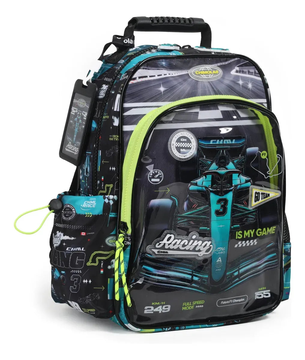 Chimola Mochila Espalda 14p Racing Car BT328