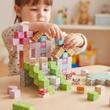 Bloques Magnéticos Cubos Steam Minecraft Pink Shine 3016381