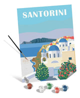 Ravensburger CreArt Serie B Canvas Pinta Por Numeros Santorini 23906