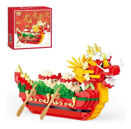 Bloques De Construcción 3d Barco Dragon Yuhao 1404pzs 2997541 Shine
